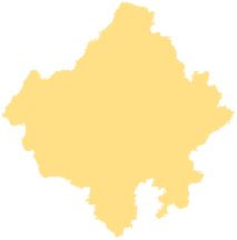 Rajasthan map